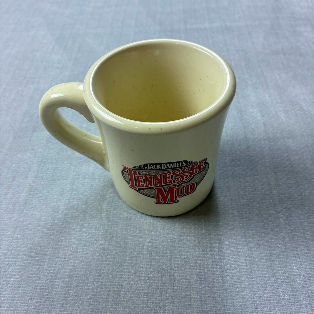 Vintage Jack Daniels Tennessee Mud Coffee Mug Whiskey Advertising Recipe Cup